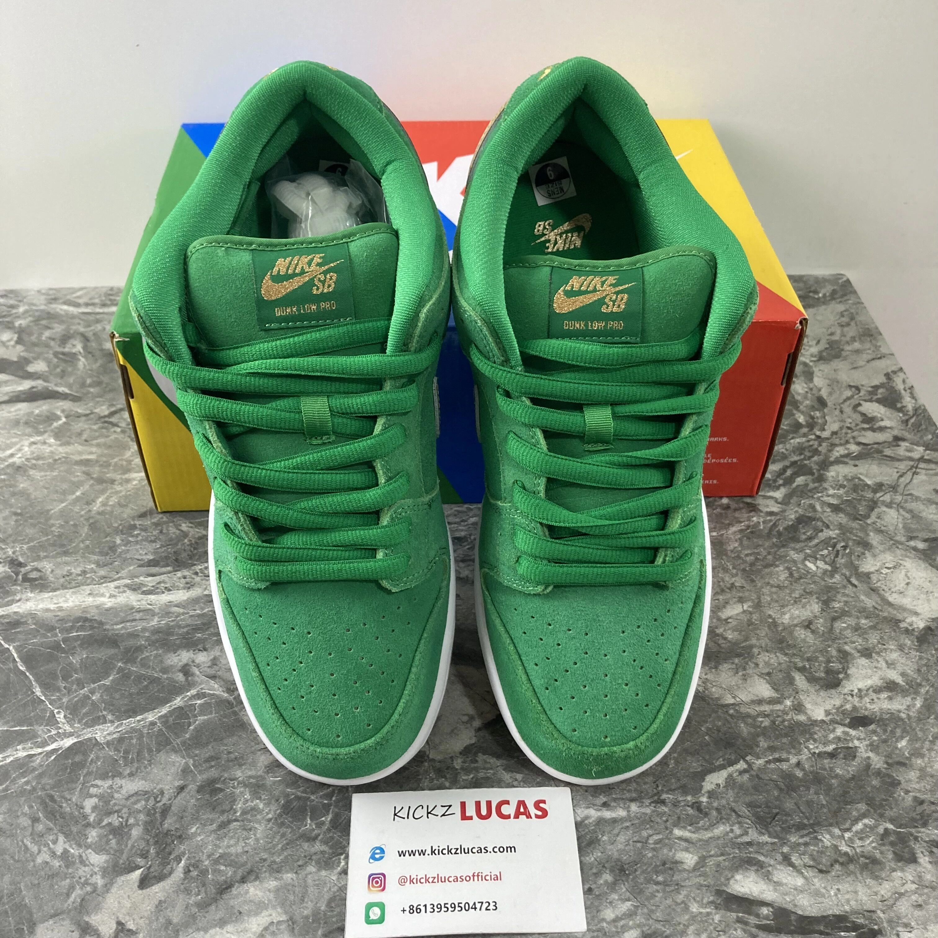 Neat SB Dunk Low Pro St. Patrick's Day (2022) BQ6817- 421