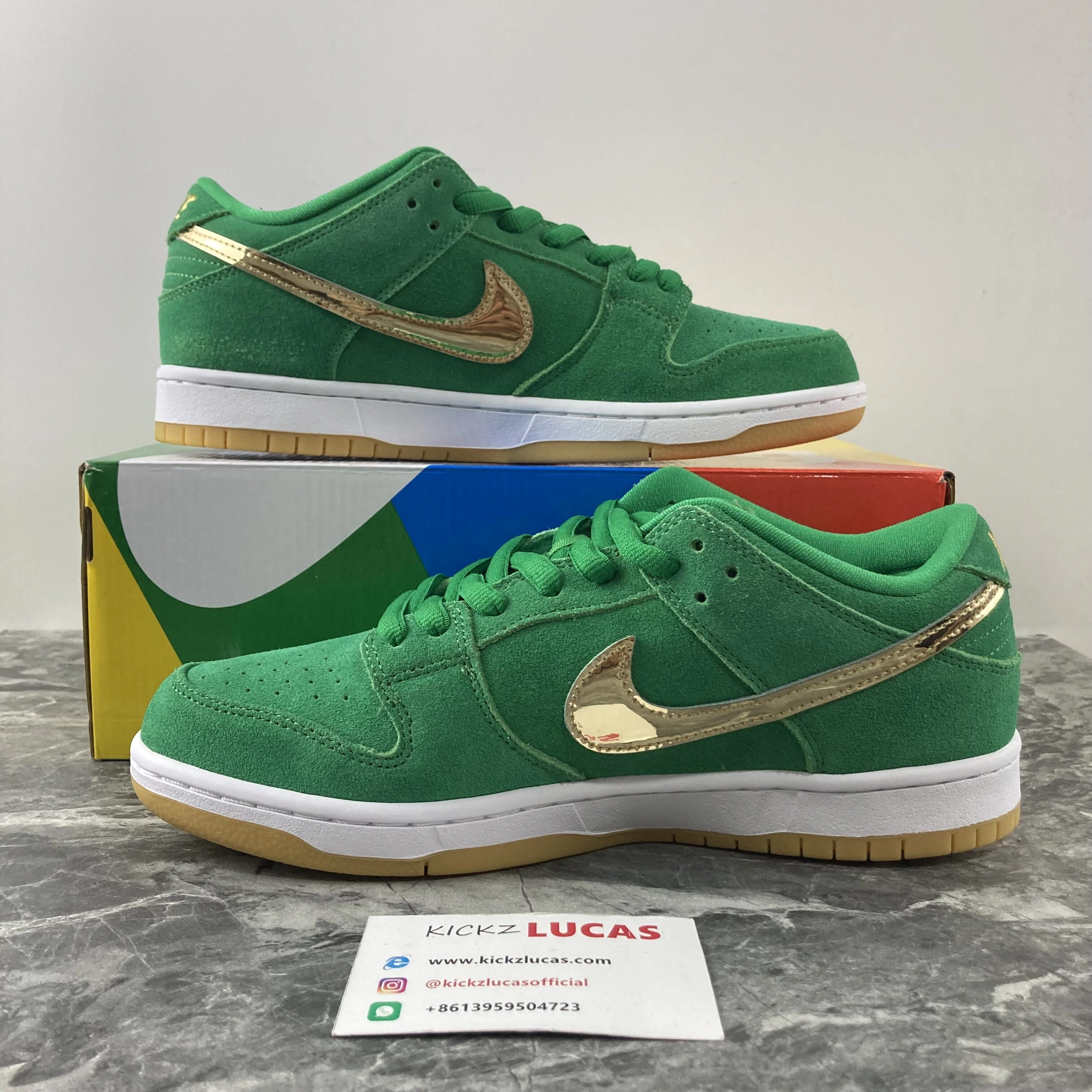 Neat SB Dunk Low Pro St. Patrick's Day (2022) BQ6817- 421