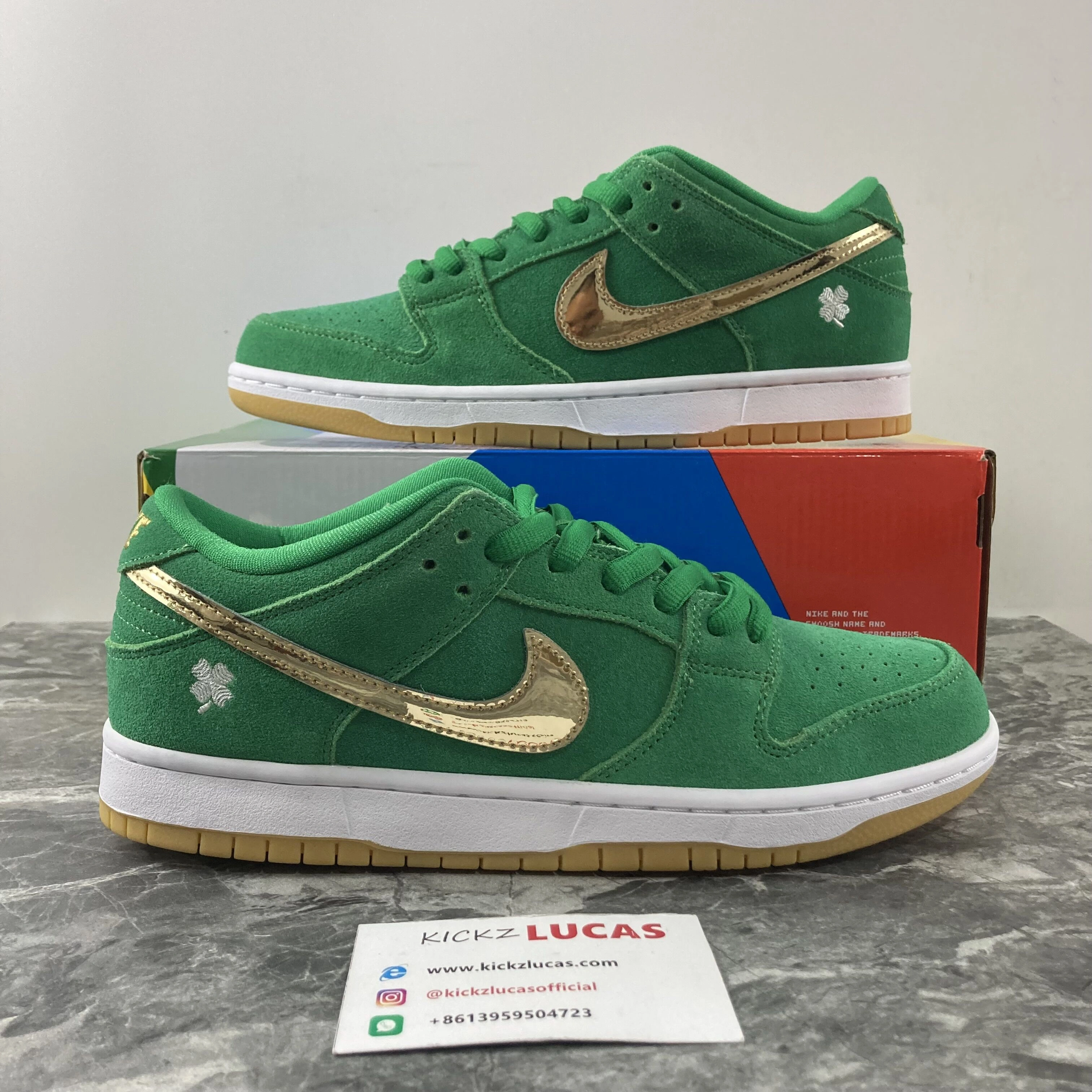 Neat SB Dunk Low Pro St. Patrick's Day (2022) BQ6817- 421