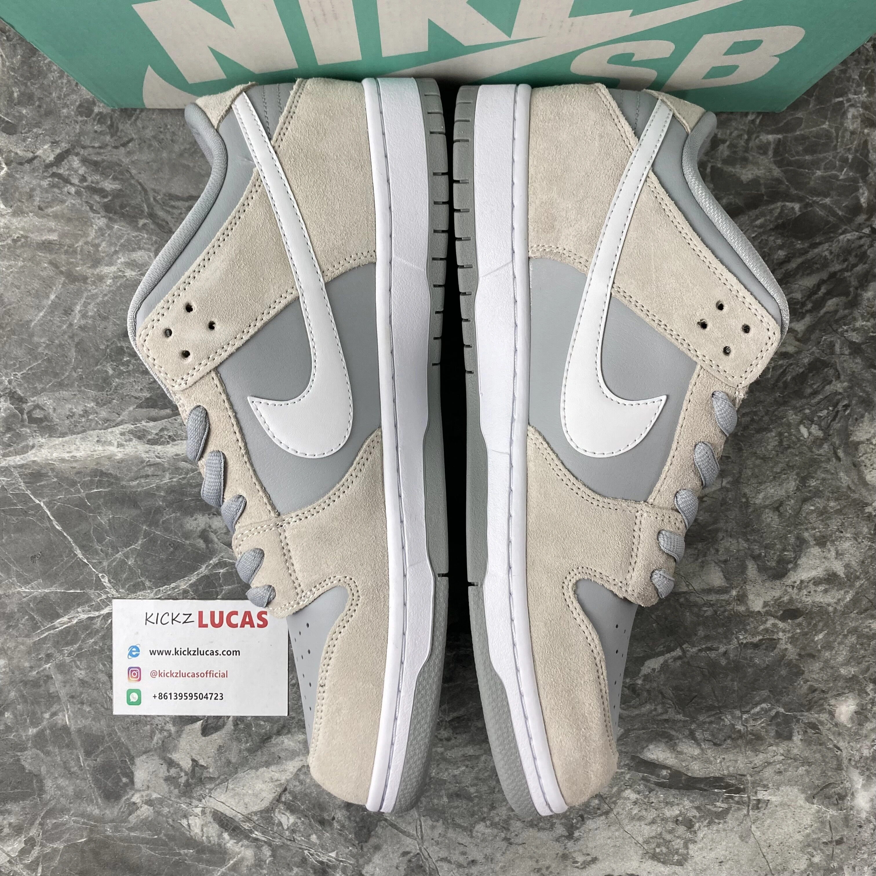 SB Dunk Low Summit White Wolf Grey AR0778- AllSeason 638