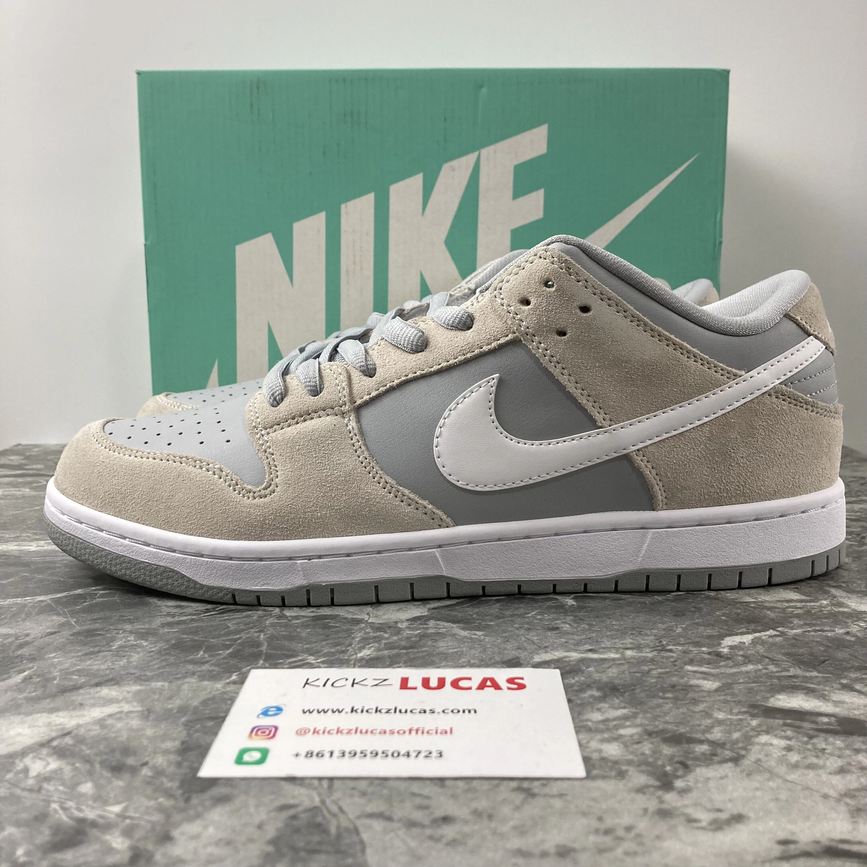 SB Dunk Low Summit White Wolf Grey AR0778- AllSeason 638