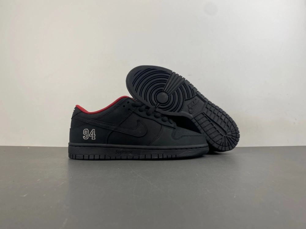 Contemporary SB Dunk Low Supreme 94 Black HQ8487- 5
