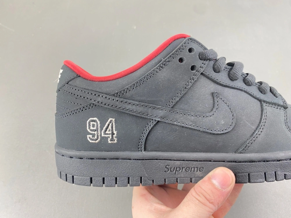 Contemporary SB Dunk Low Supreme 94 Black HQ8487- 5