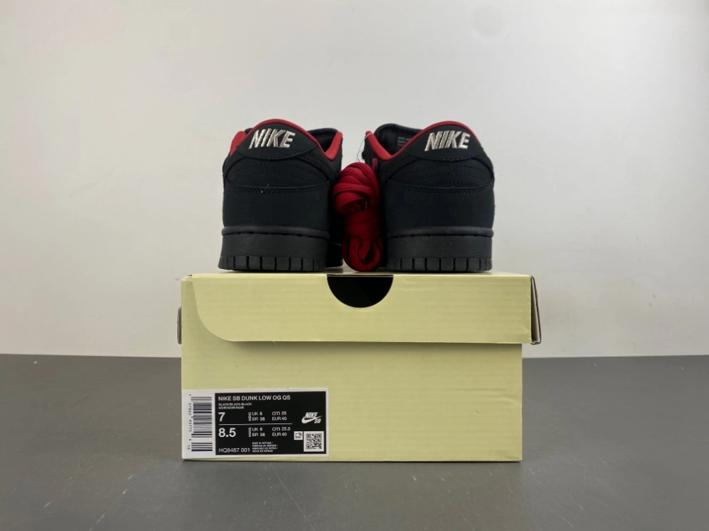 Contemporary SB Dunk Low Supreme 94 Black HQ8487- 5