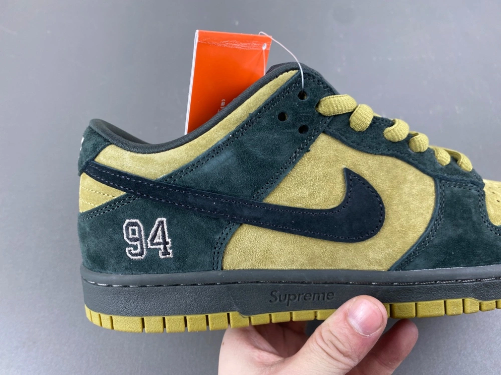 SmartChoice SB Dunk Low Supreme 94 Camper Green HQ8487- 4