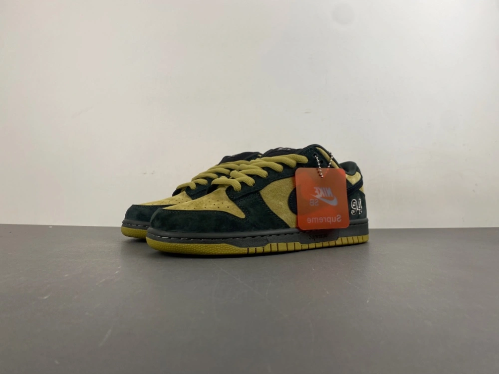 SmartChoice SB Dunk Low Supreme 94 Camper Green HQ8487- 4
