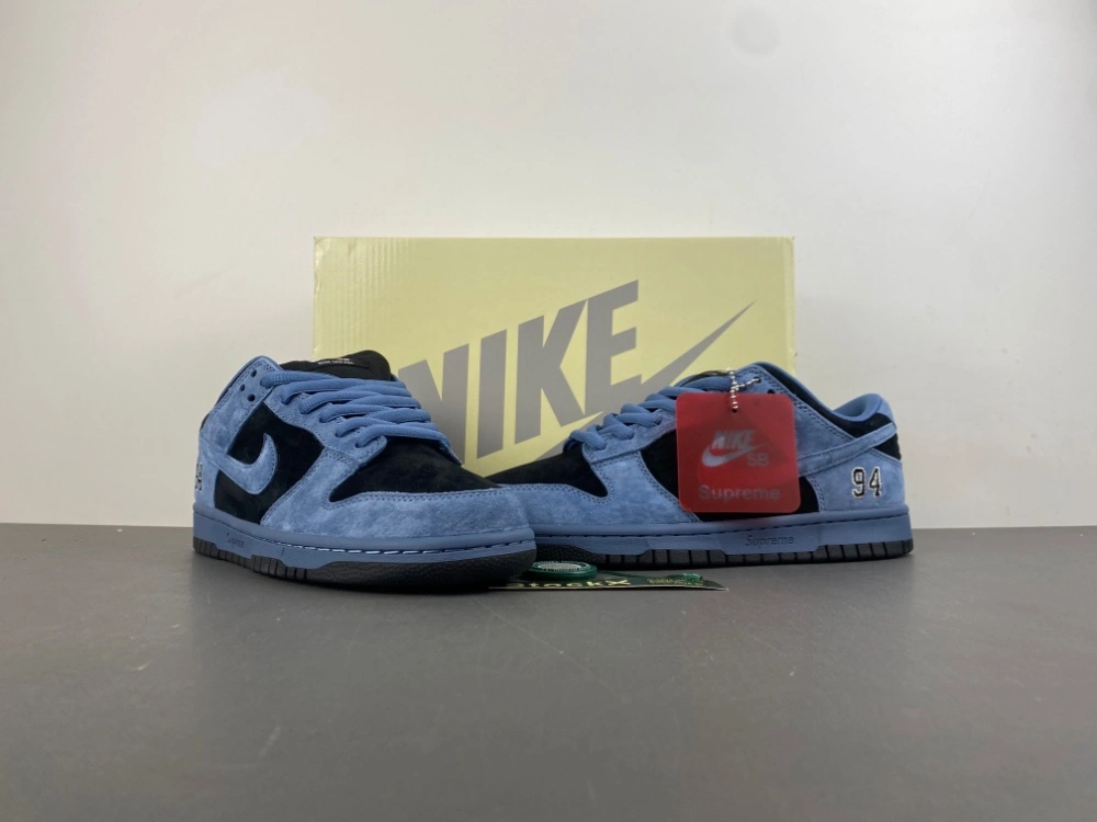 Durable SB Dunk Low Supreme 94 Ocean Fog HQ8487- 2