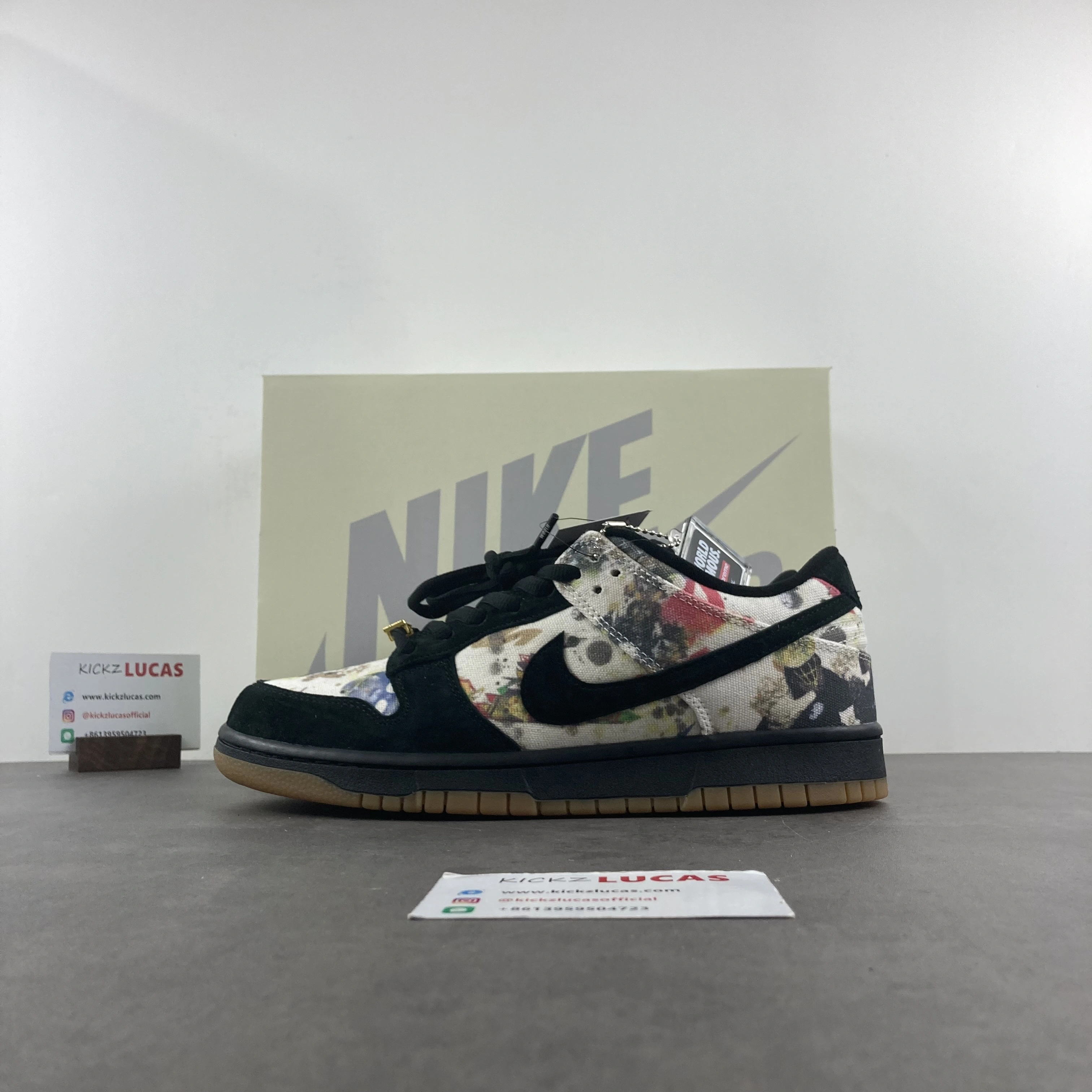 SoftTouch SB Dunk Low Supreme Rammellzee FD8778- 201