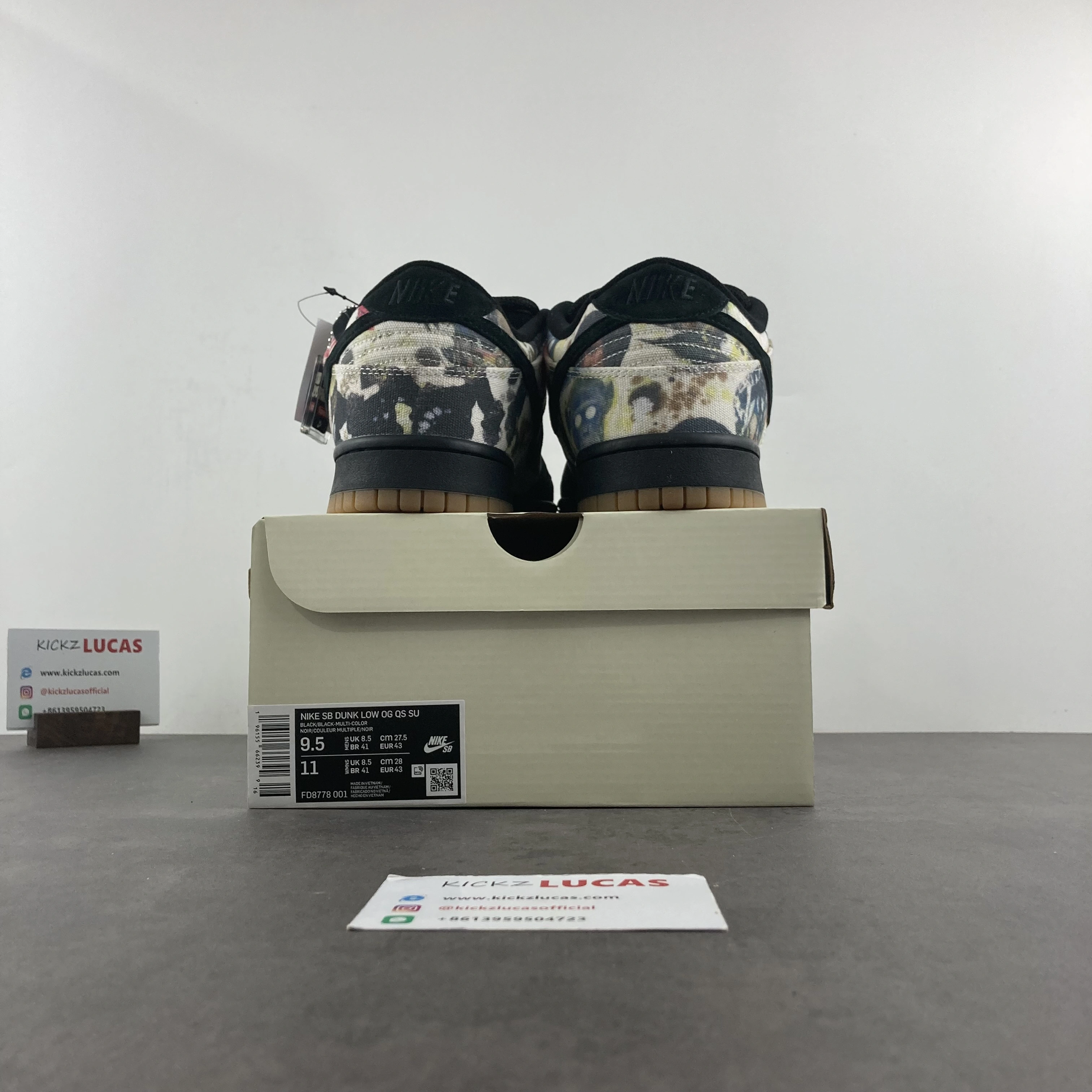 SoftTouch SB Dunk Low Supreme Rammellzee FD8778- 201