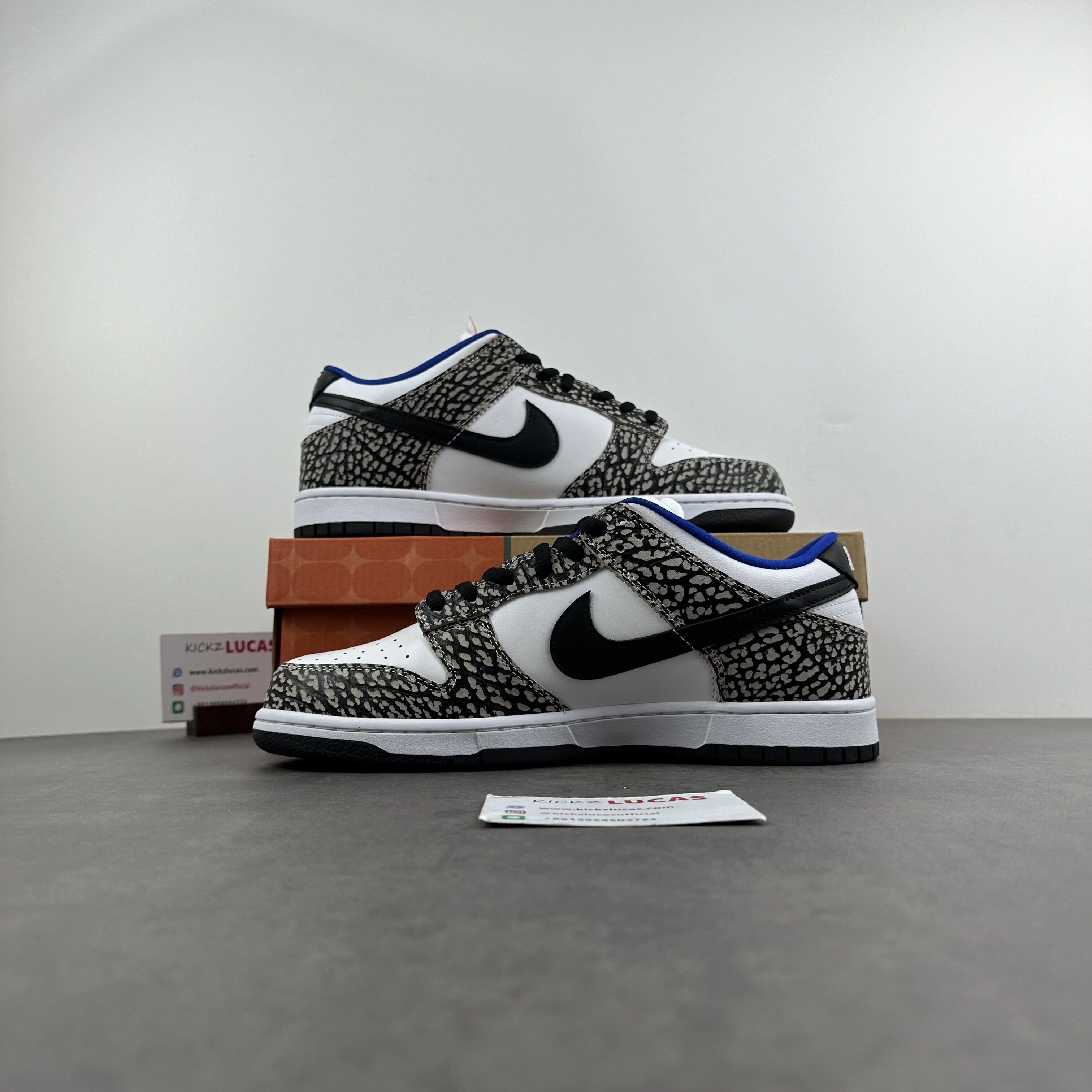 Durable SB Dunk Low Supreme White Cement 304292- 58
