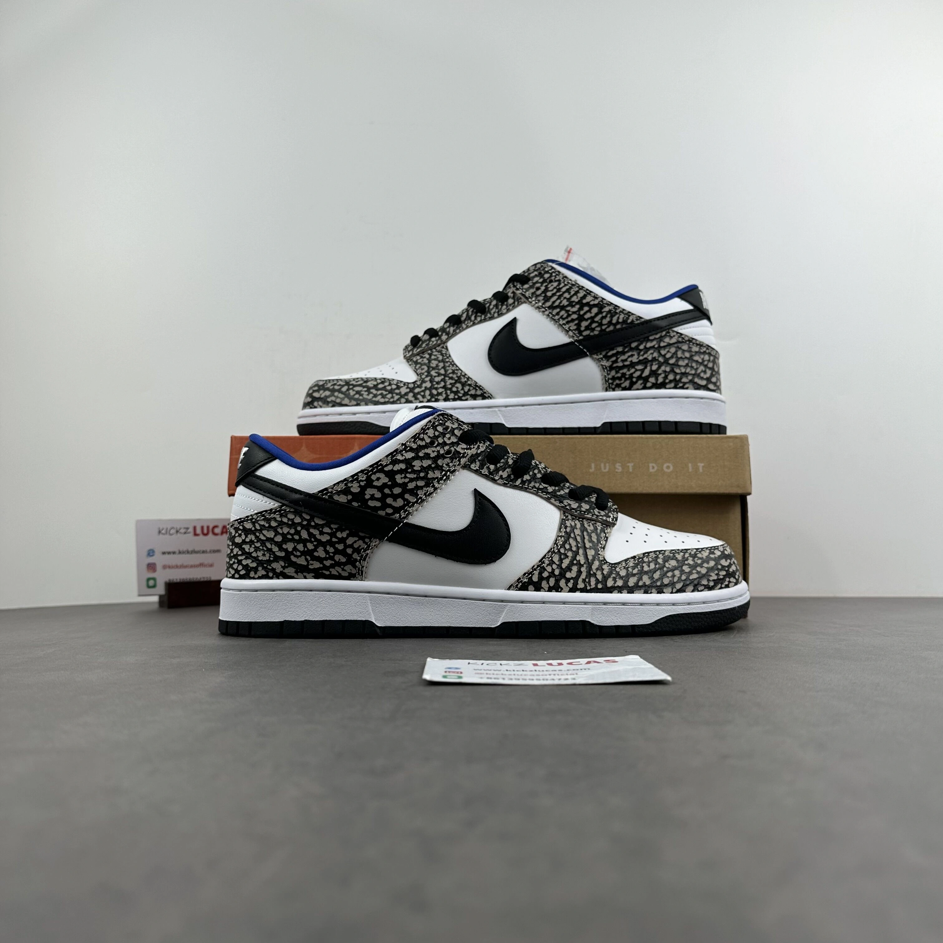 Durable SB Dunk Low Supreme White Cement 304292- 58