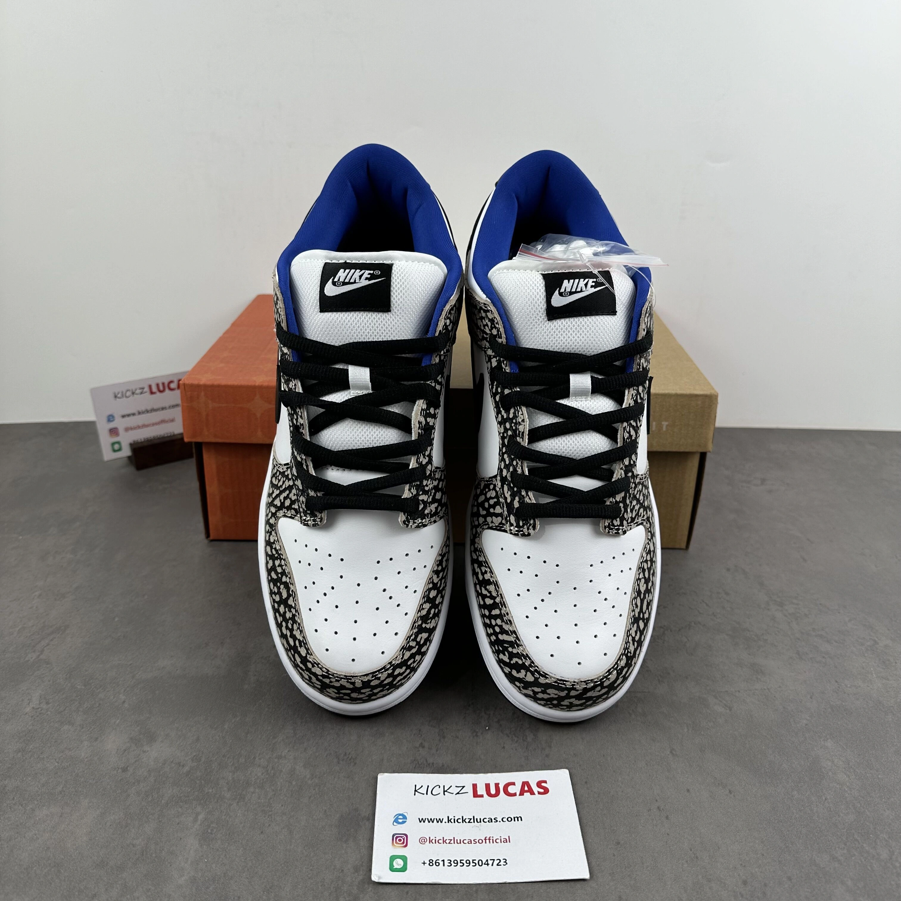 Durable SB Dunk Low Supreme White Cement 304292- 58