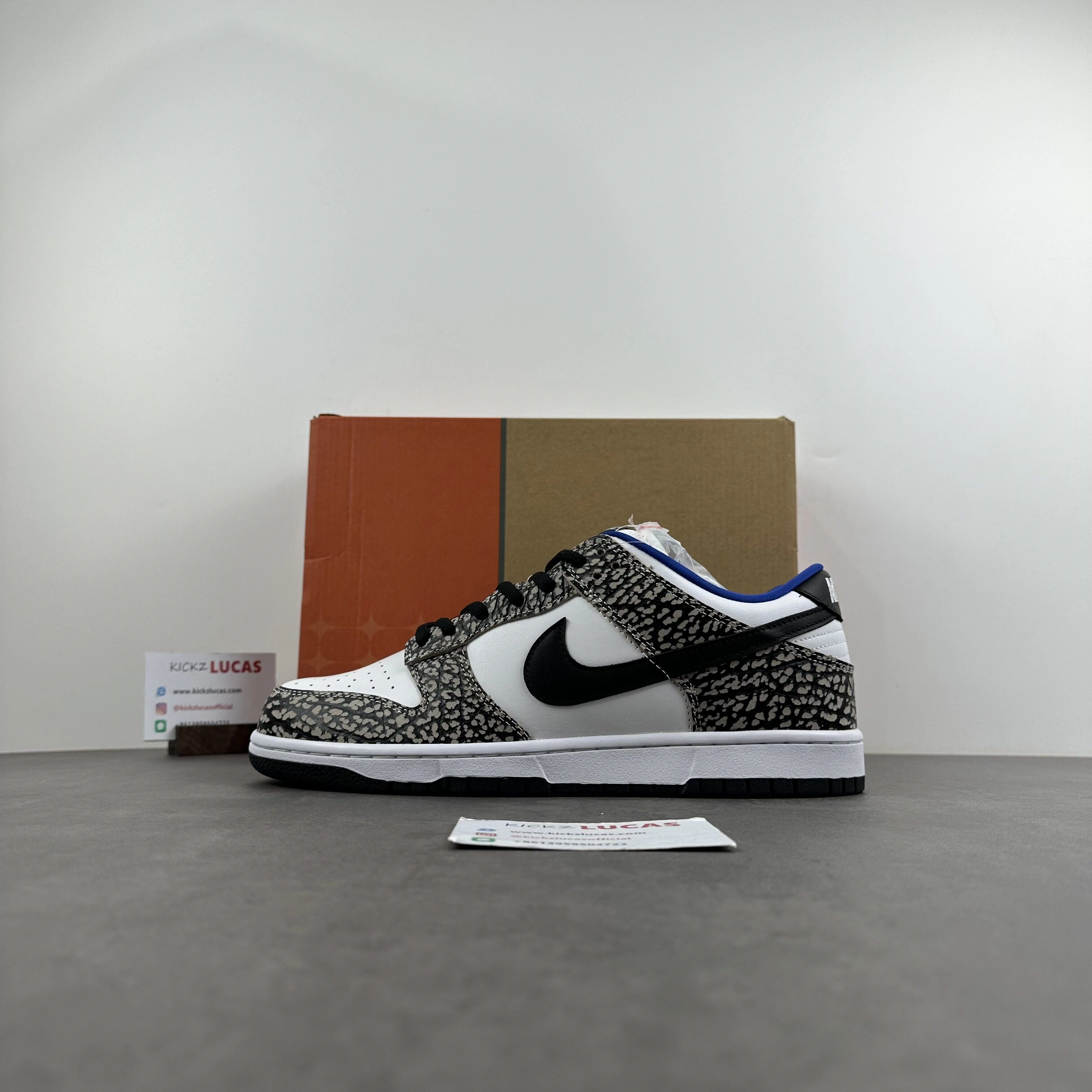 Durable SB Dunk Low Supreme White Cement 304292- 58