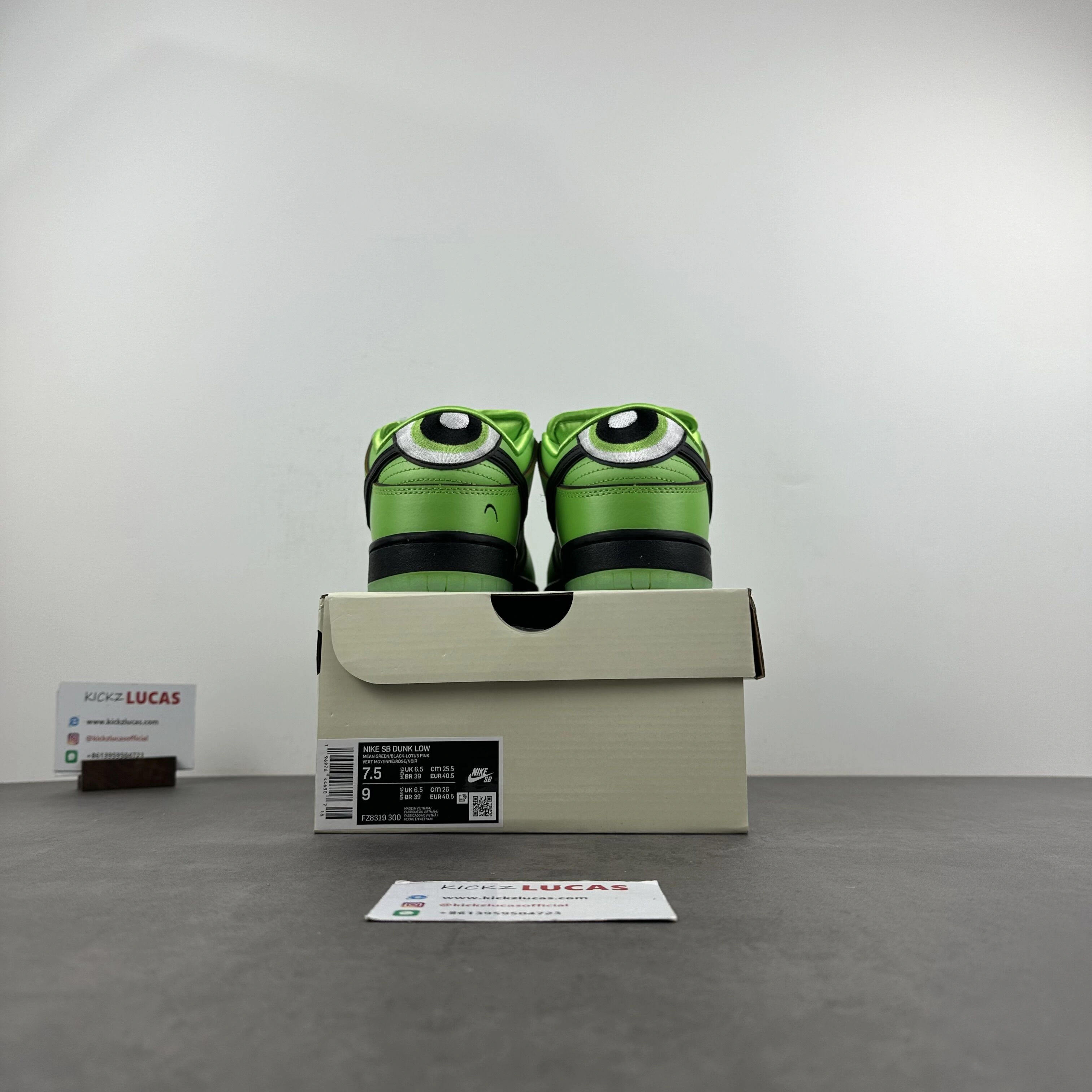 SB Dunk Low The Powerpuff Girls Buttercup FZ8319- QuickDry 71