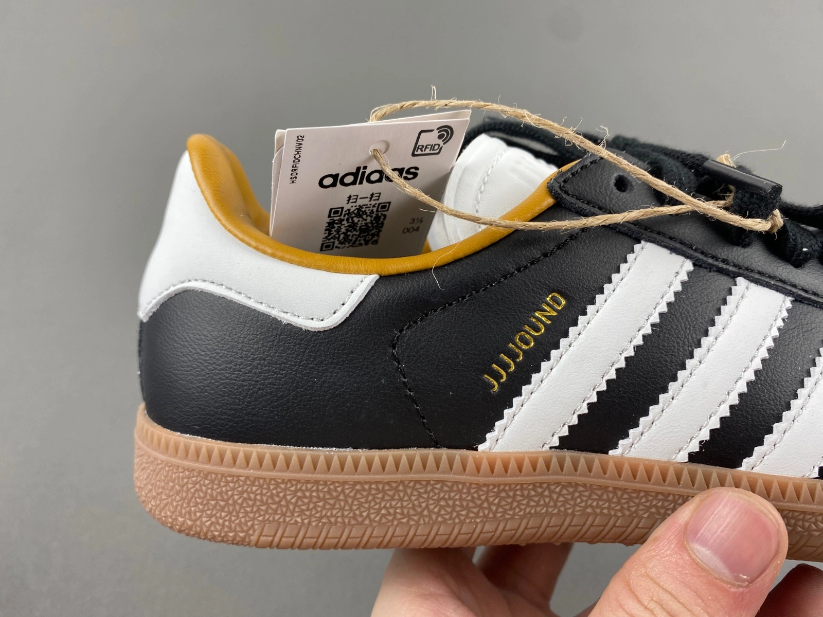 TopPick Samba OG JJJJound Black ID 2792