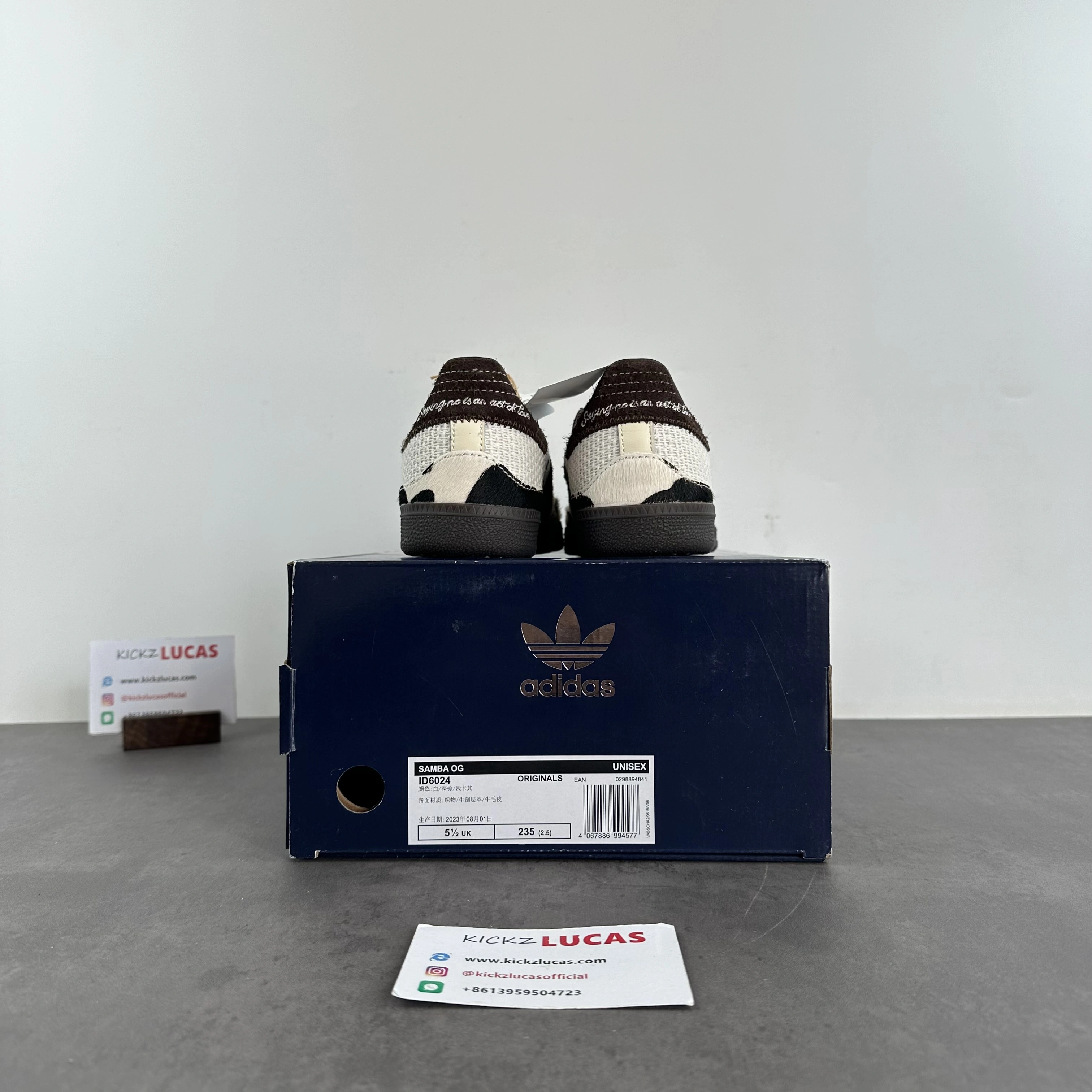 Samba OG notitle Cow Print ID WeatherProof 2798