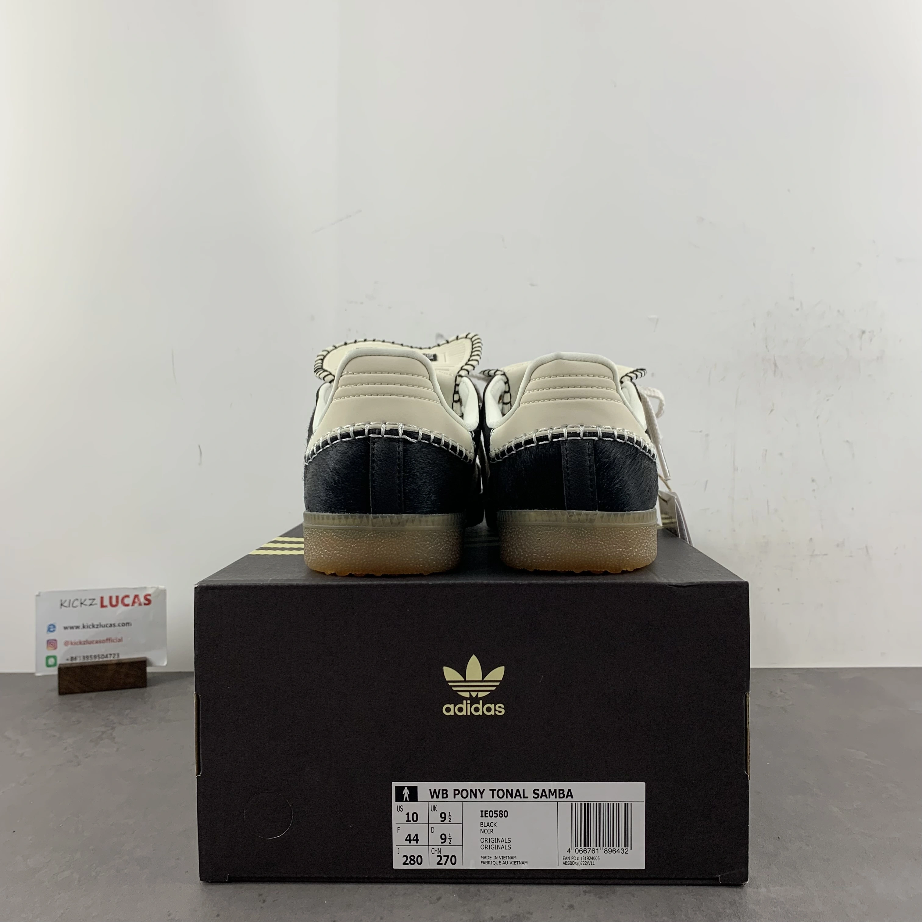 Samba Pony Tonal Wales Bonner Core Black IE ModernLook 2788