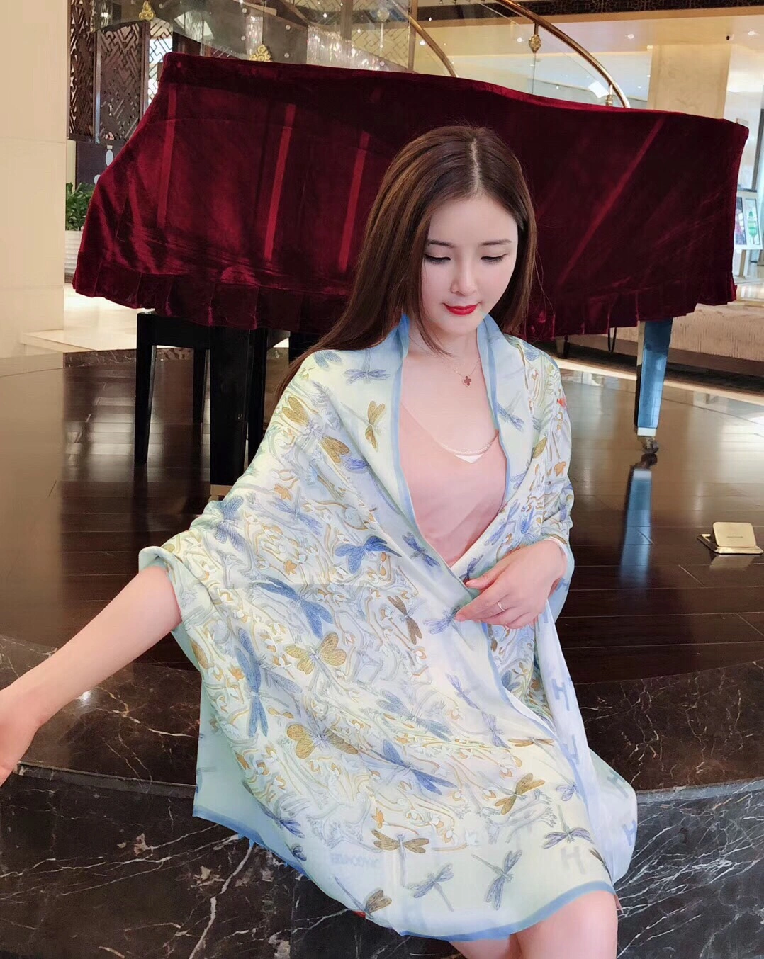 Neat Scarf 70x180cm 18031