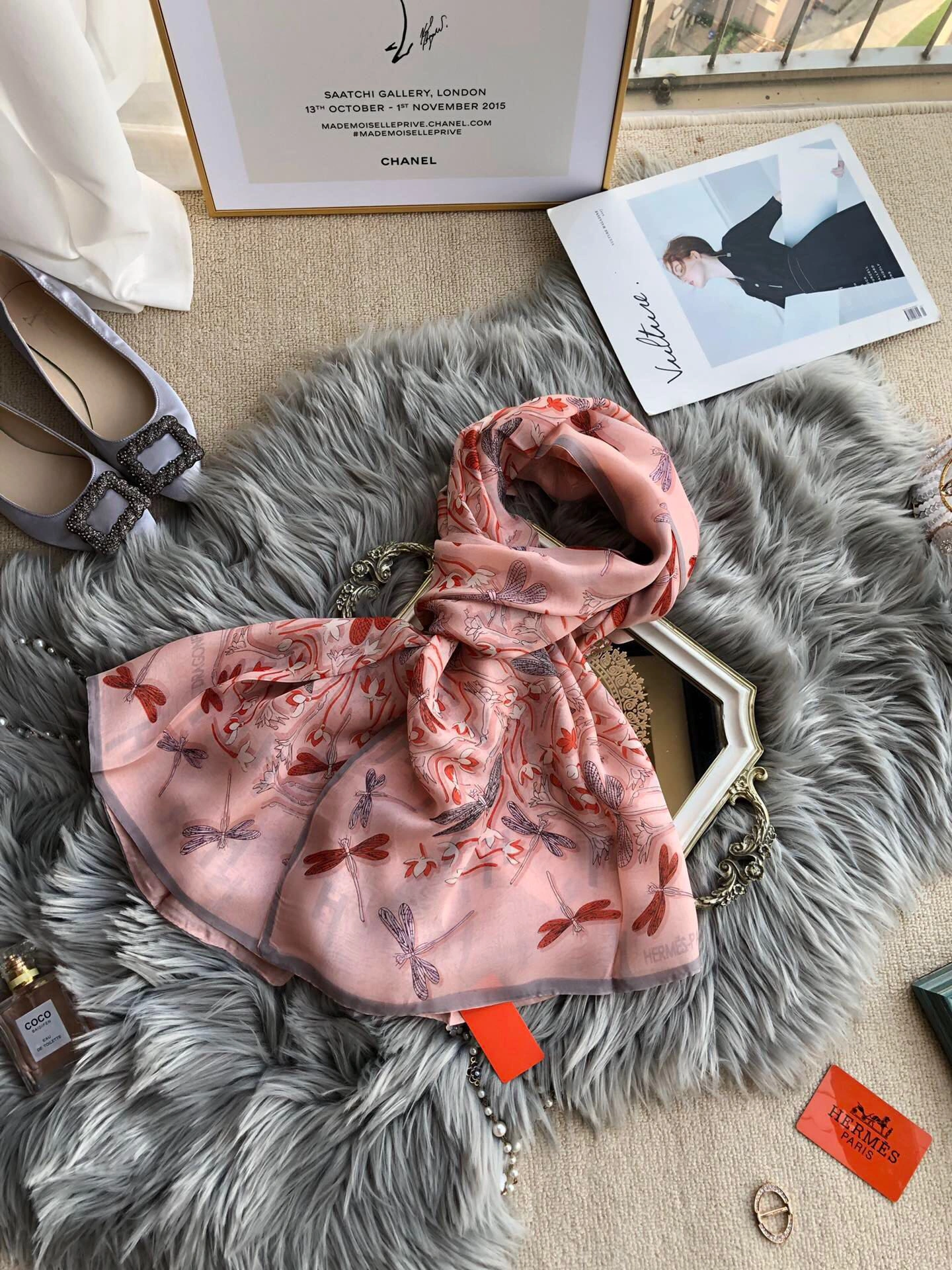 Neat Scarf 70x180cm 18031