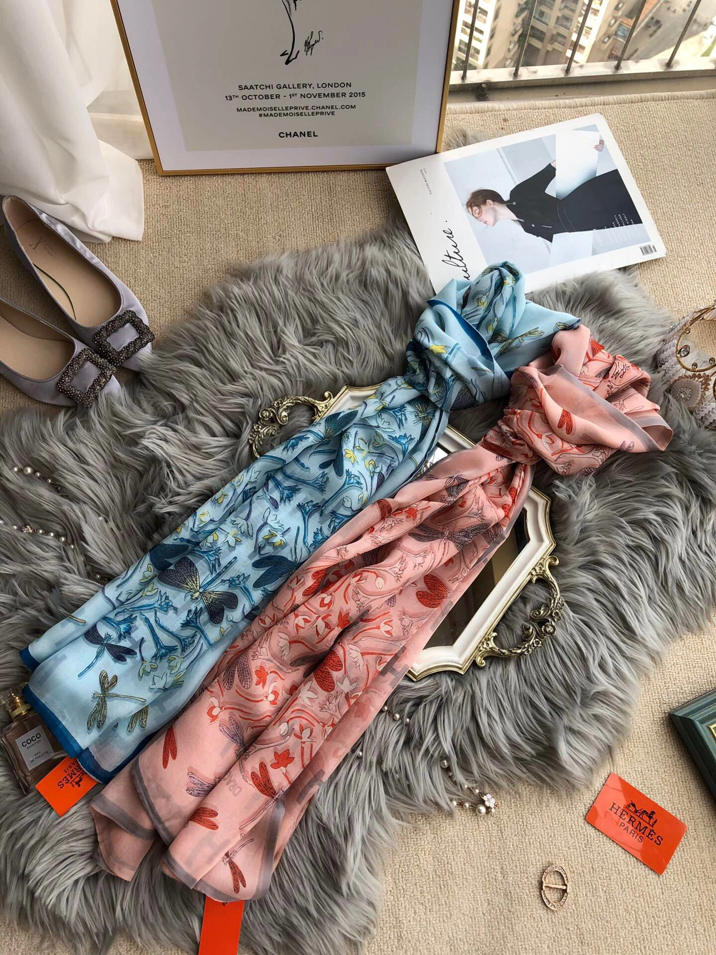 Neat Scarf 70x180cm 18031