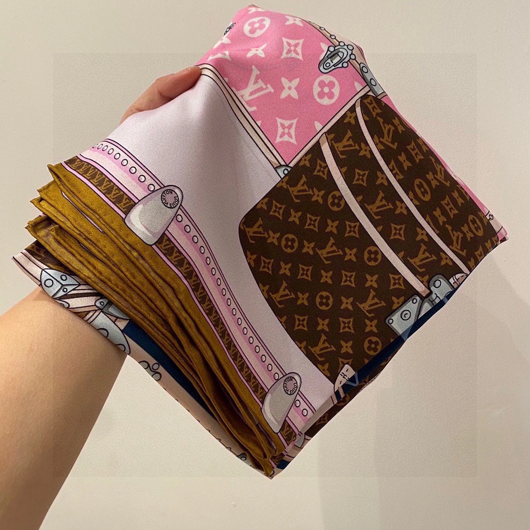 Neat Scarf 90X90cm 17954