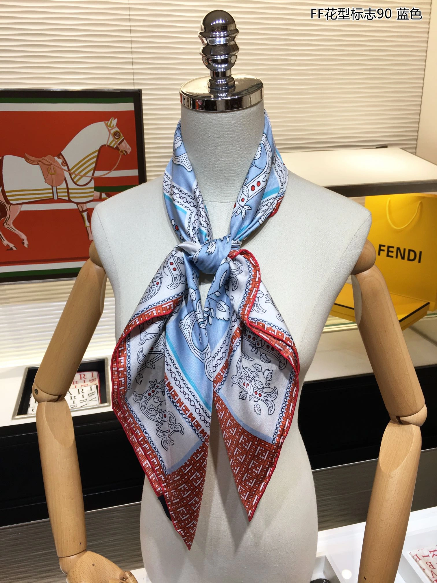 Casual Scarf 90X90cm 17944