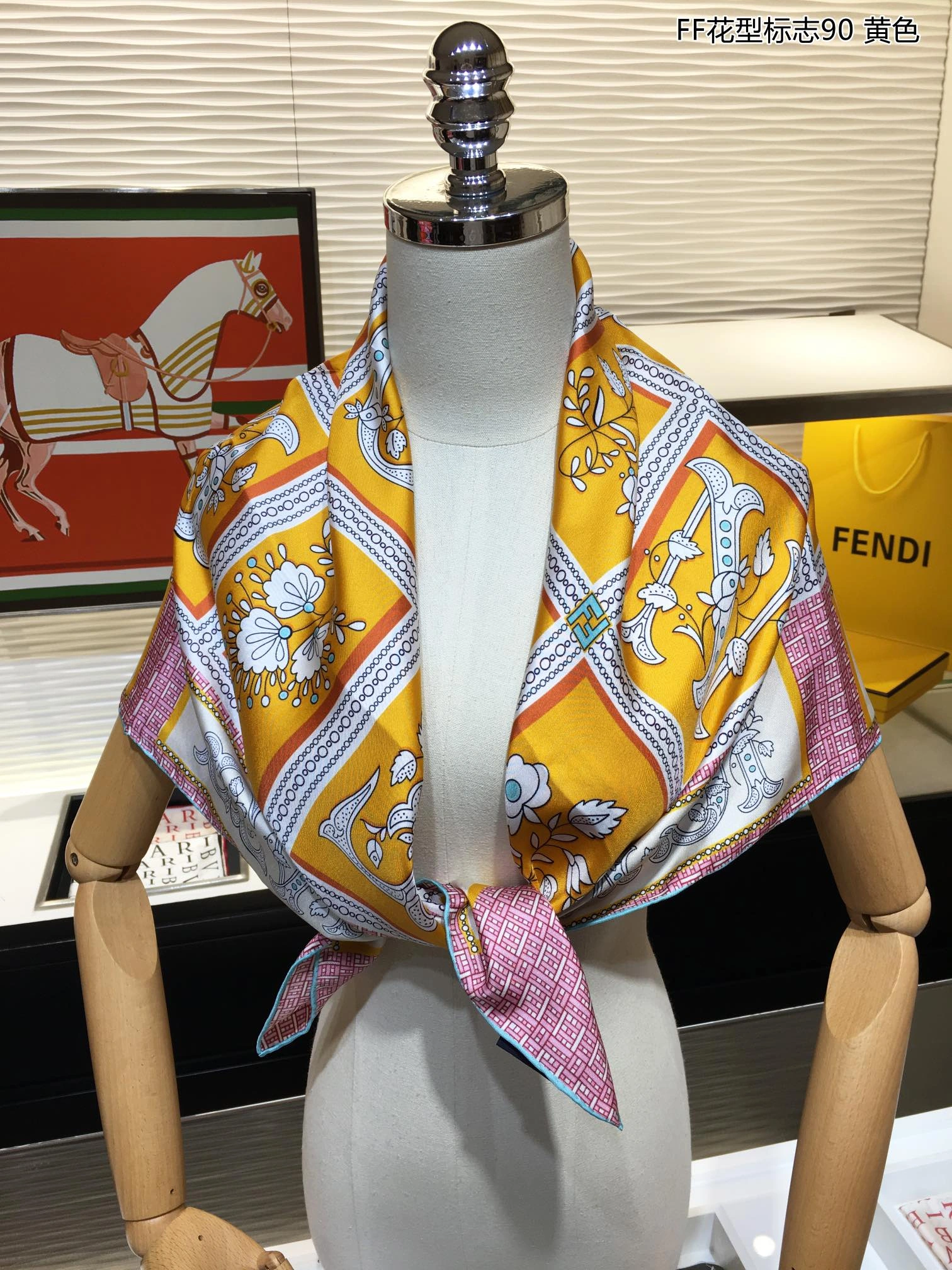 Casual Scarf 90X90cm 17944