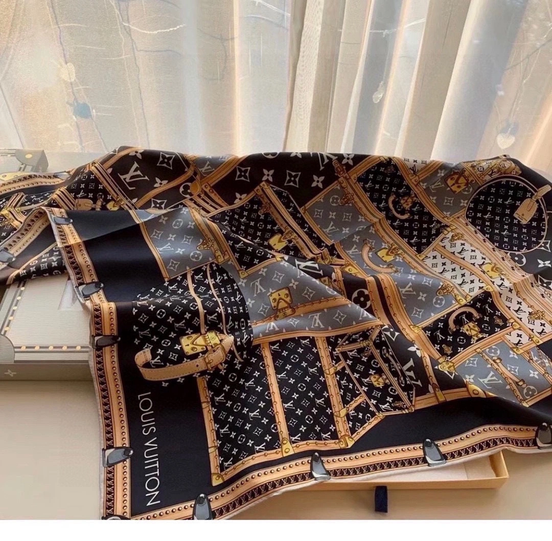 Neat Scarf 90X90cm 17954