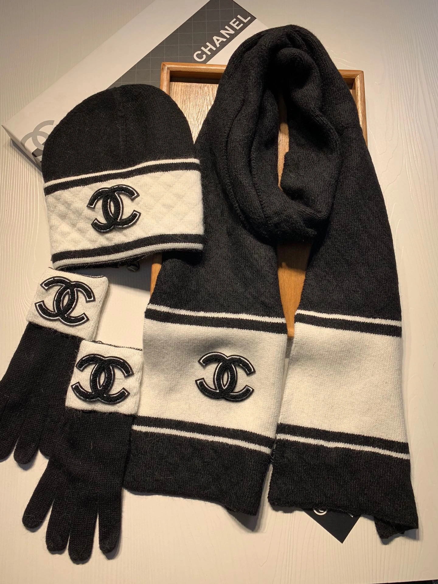 Scarf three-piece Flexible 17868