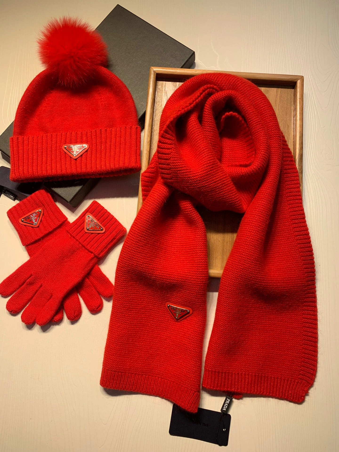 Scarf three-piece Timeless 17873