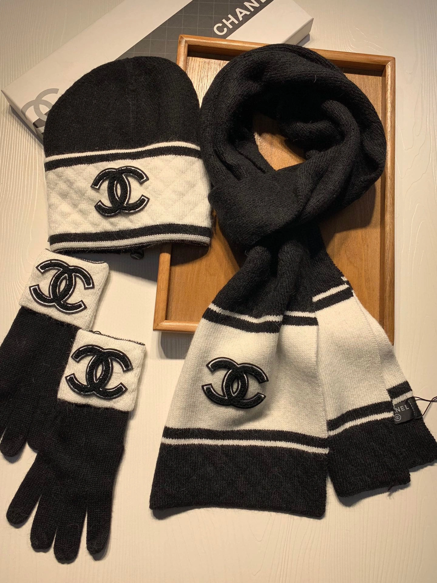 Scarf three-piece Flexible 17868