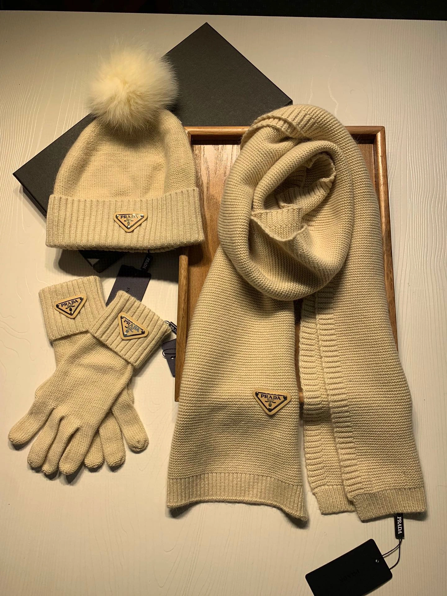 Scarf three-piece Timeless 17873