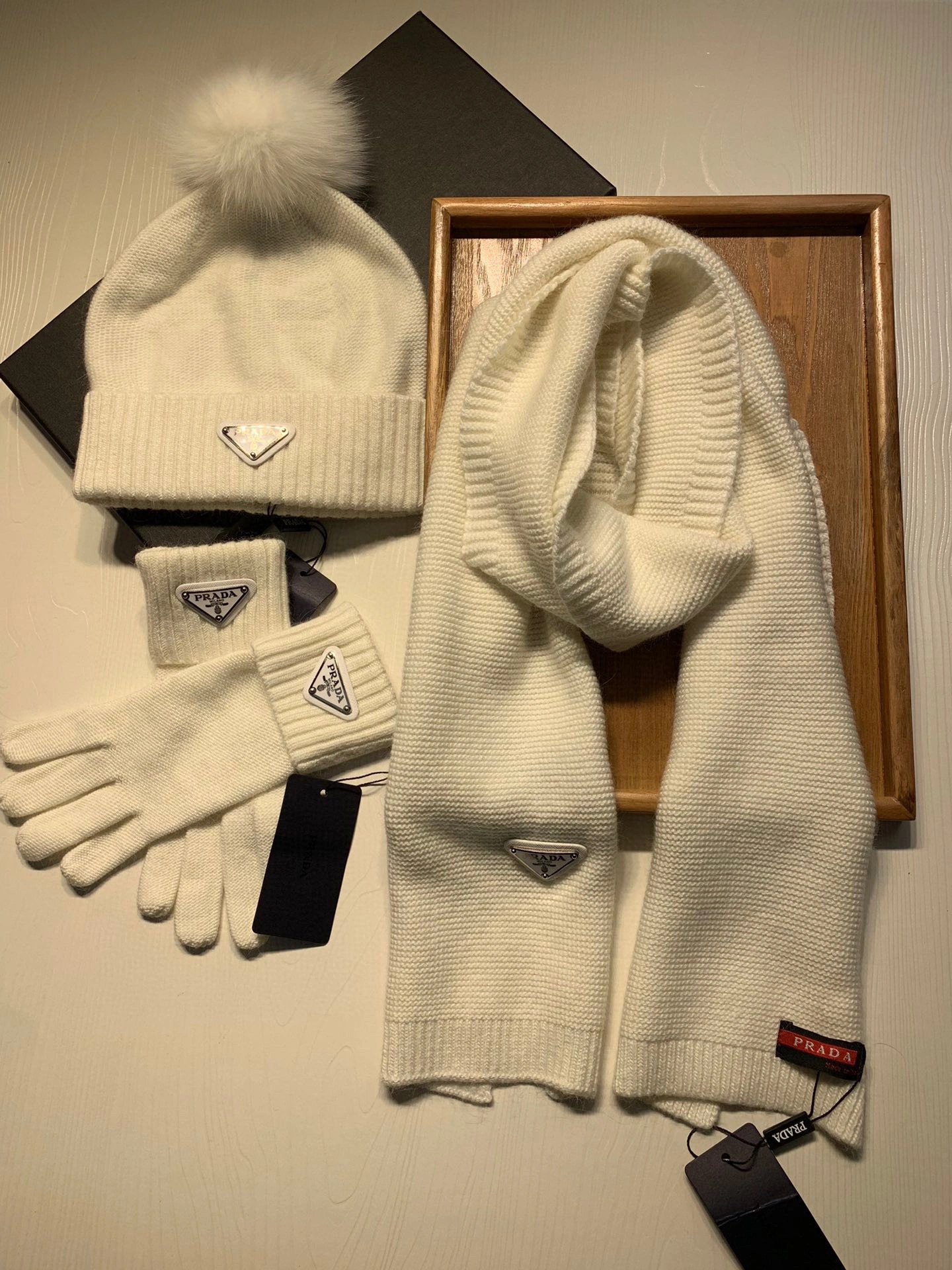 Scarf three-piece Timeless 17873