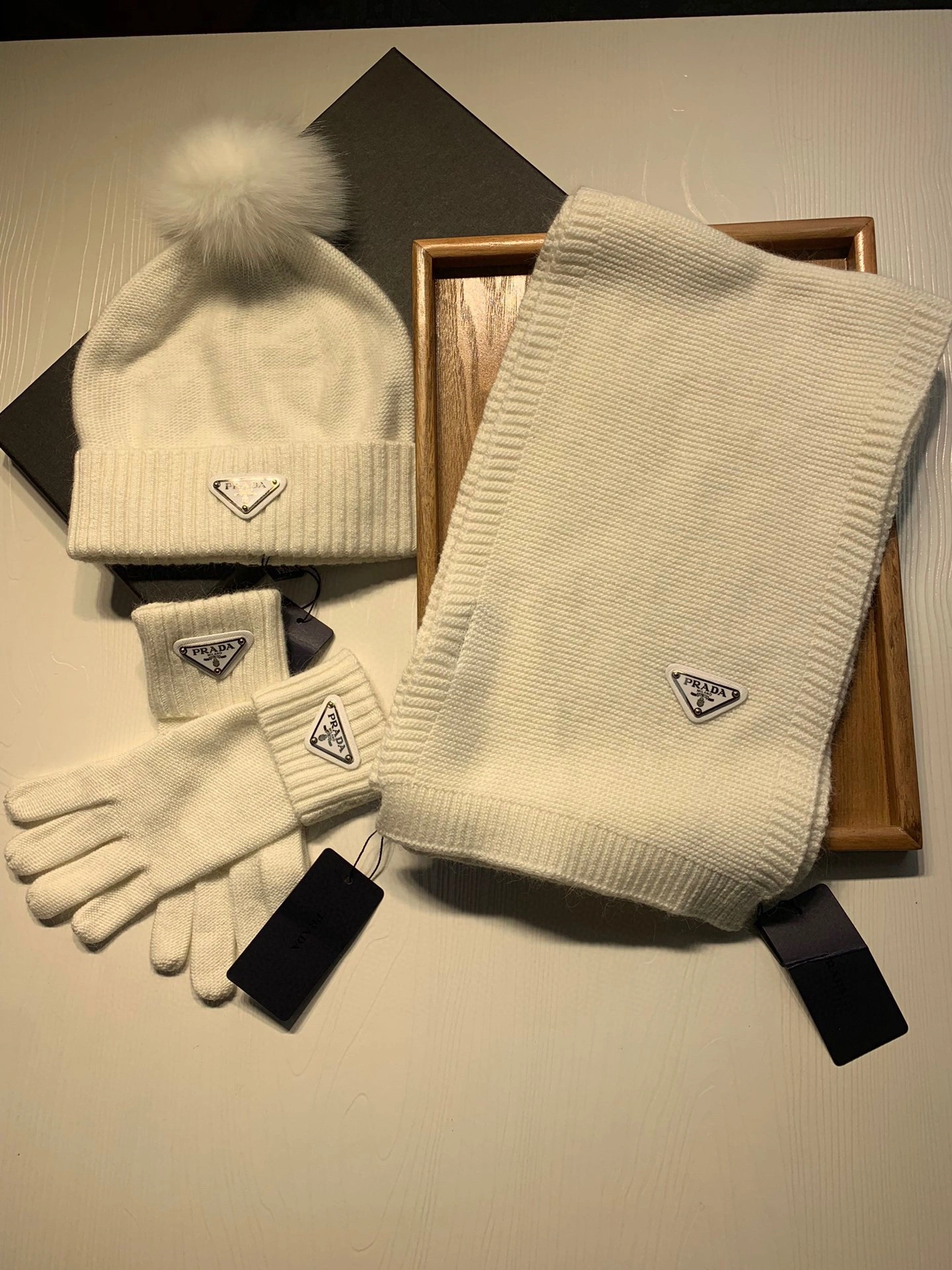 Scarf three-piece Timeless 17873