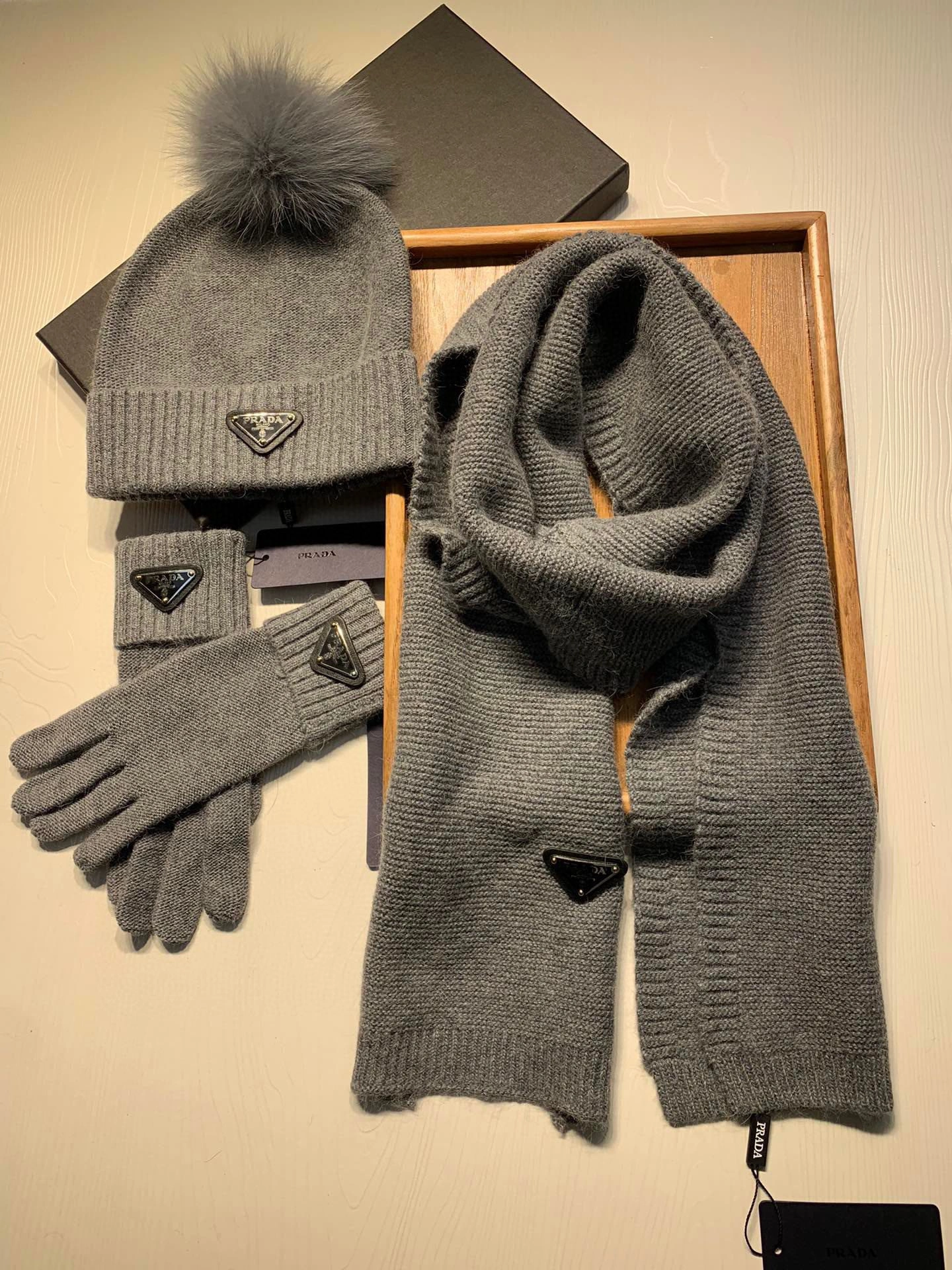 Scarf three-piece Timeless 17873