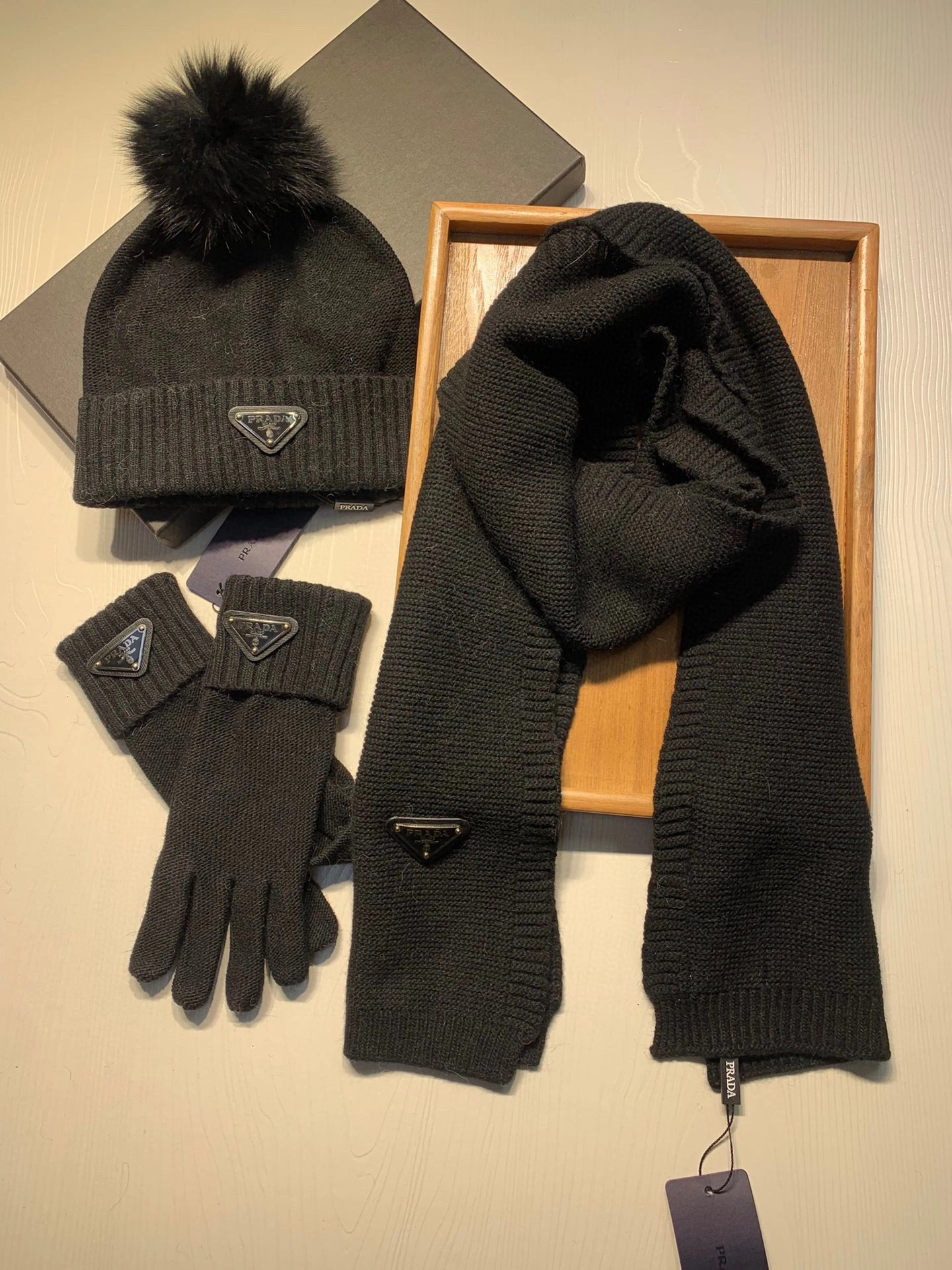 Scarf three-piece Timeless 17873