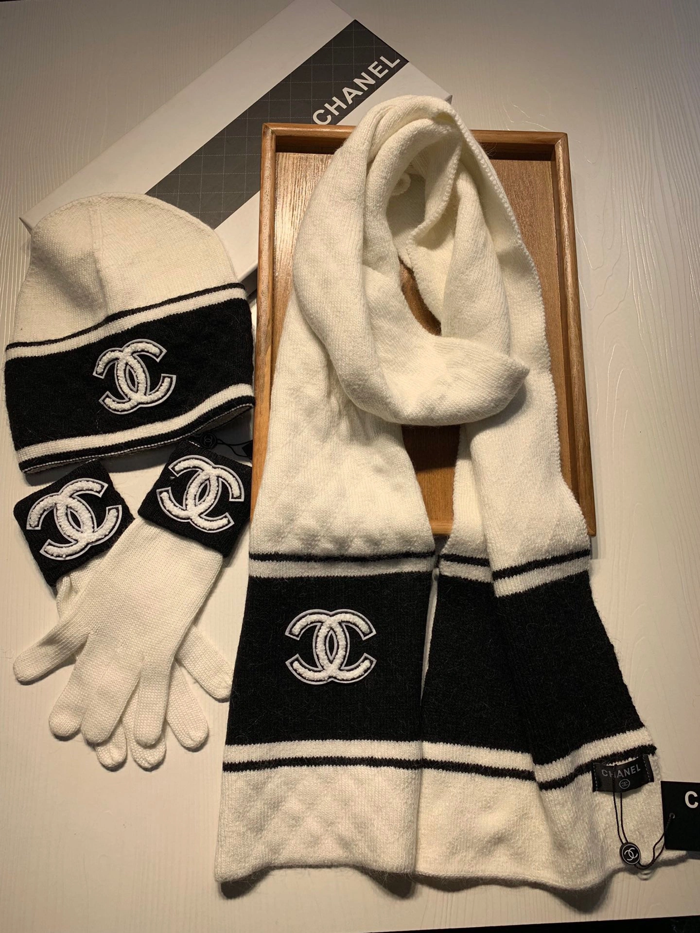 Scarf three-piece Flexible 17868