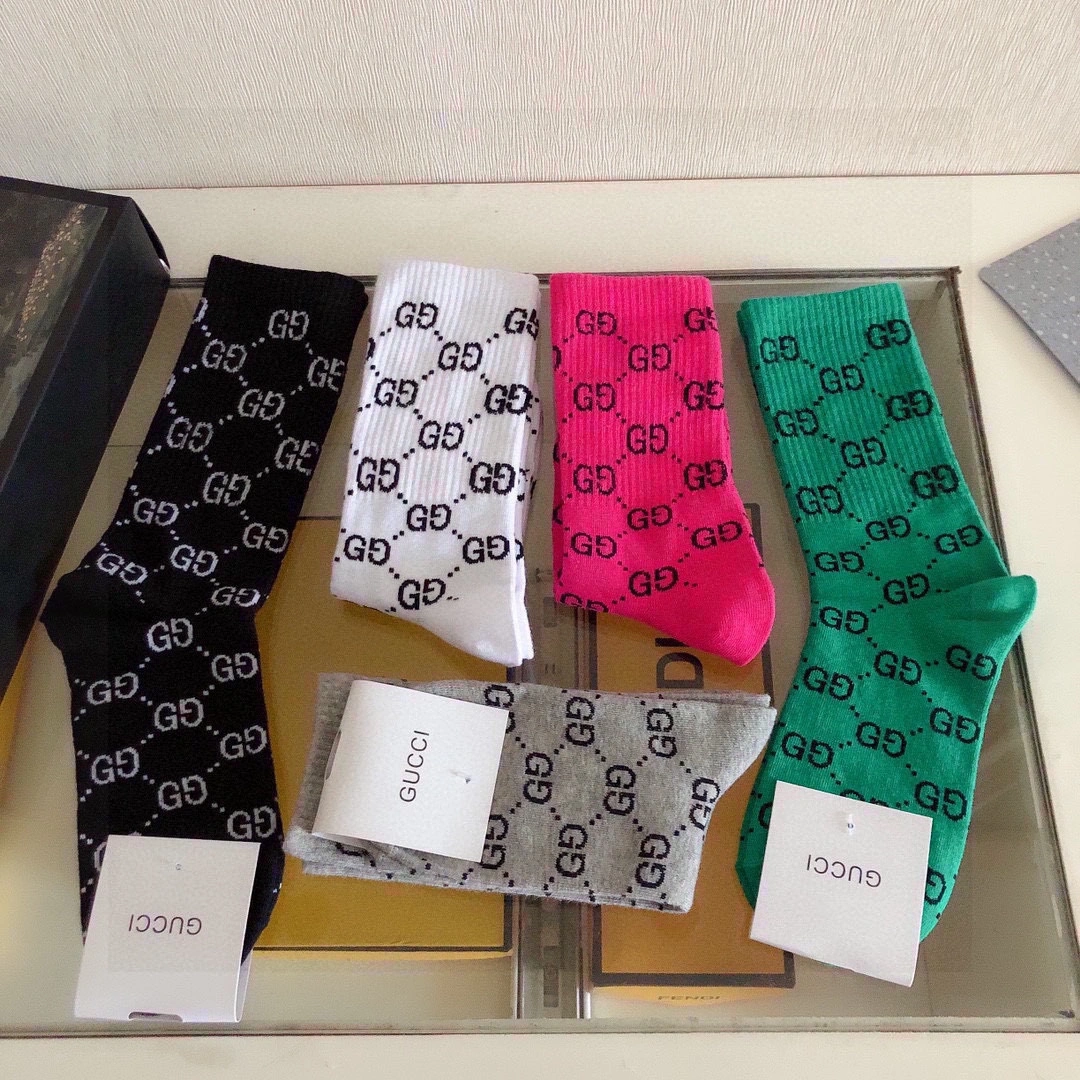 Socks 5 pairs Stretchable 18154
