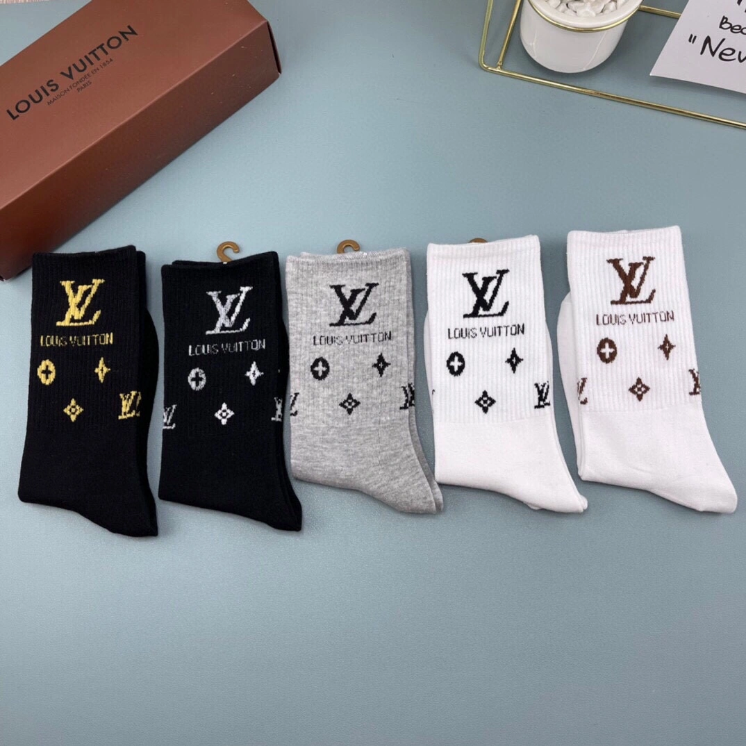 Socks 5 pairs Breathable 18175