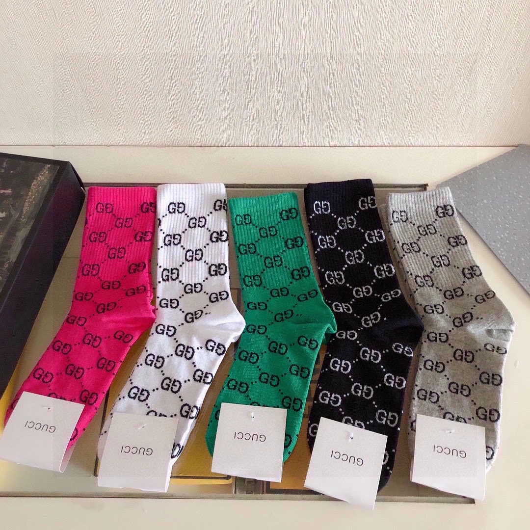 Socks 5 pairs Stretchable 18154