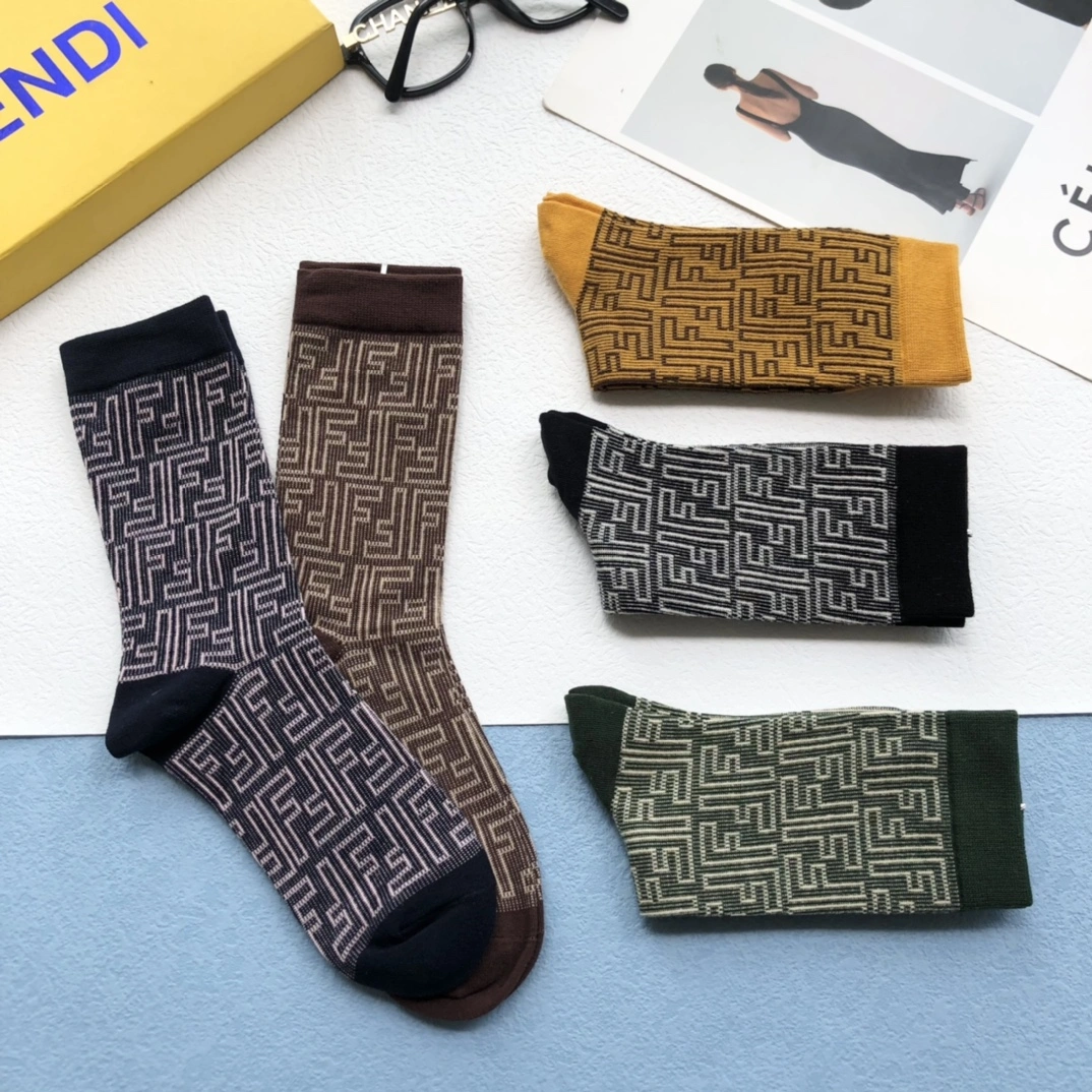 Socks 5 pairs Fashionable 18165