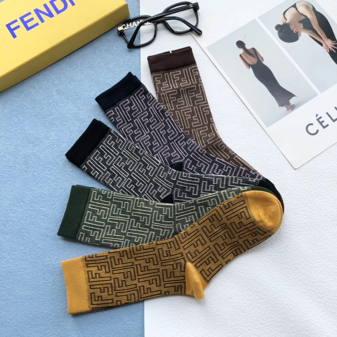 Socks 5 pairs Fashionable 18165