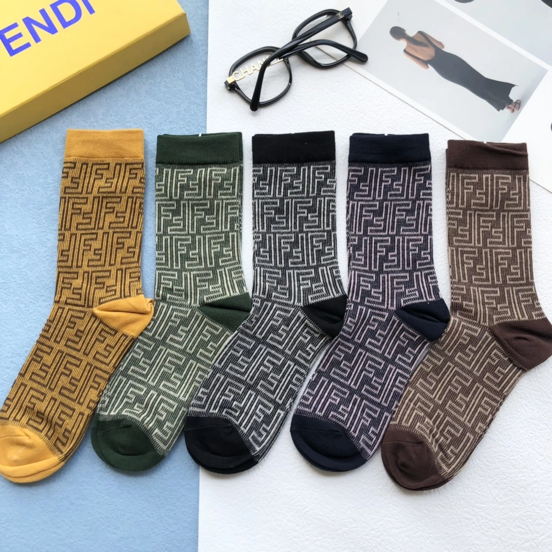 Socks 5 pairs Fashionable 18165
