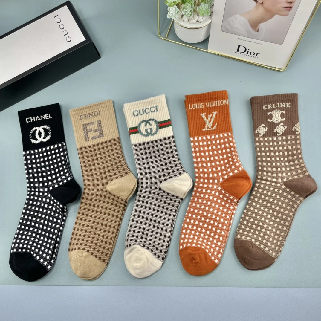 Socks 5 pairs Bold 18164
