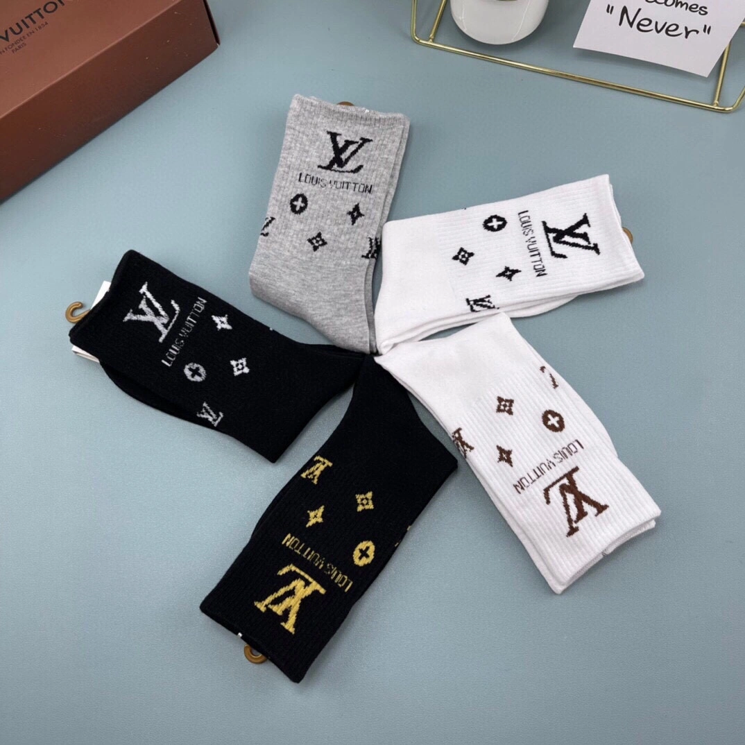Socks 5 pairs Breathable 18175