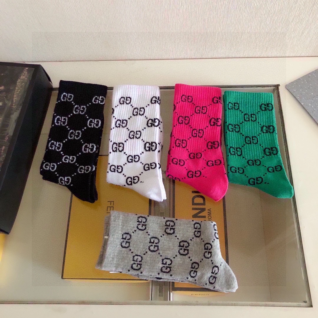 Socks 5 pairs Stretchable 18154