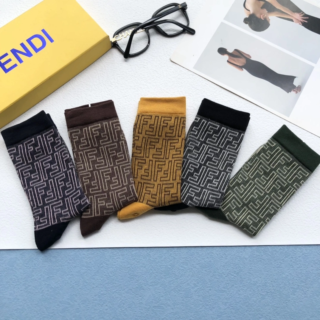 Socks 5 pairs Fashionable 18165