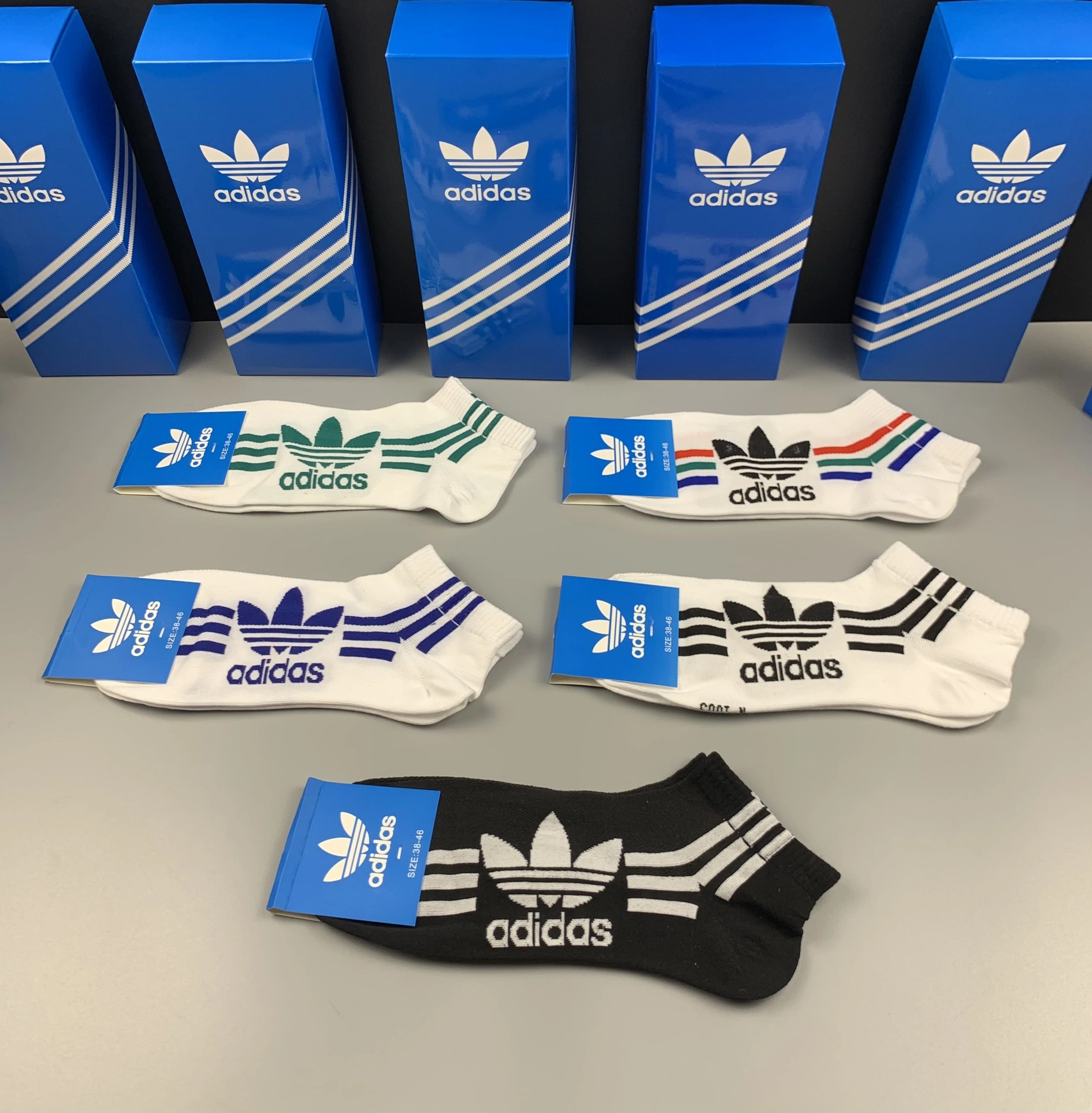Socks 5pairs Sporty 18281