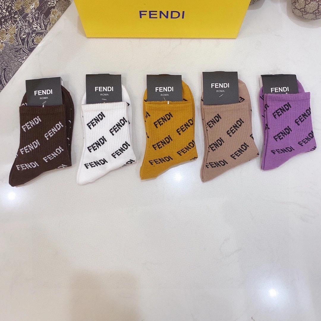 Socks 5pairs Sophisticated 18308
