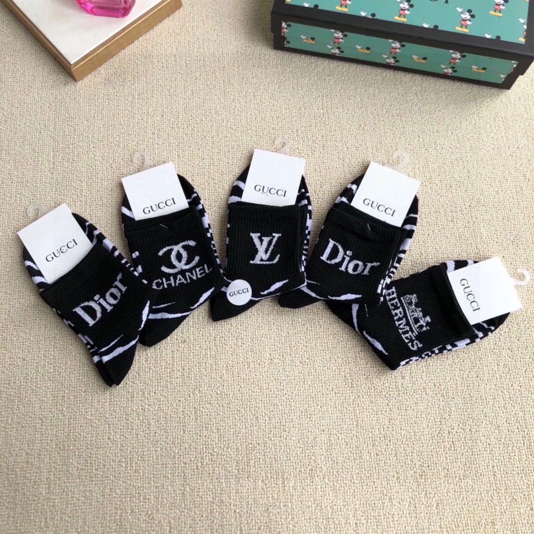 Socks 5pairs RelaxedFit 18297